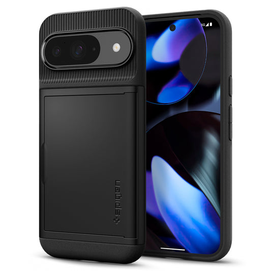 Capa para Google Pixel 9/9 Pro, Spigen, Slim Armor CS, Preto ACS07695 