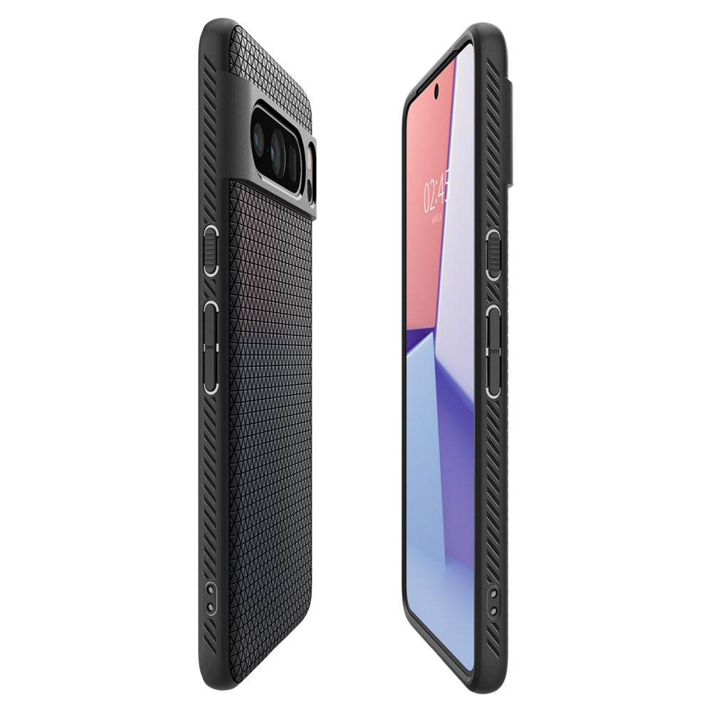 Capa para Google Pixel 8 Pro, Spigen, Liquid Air Matte, Preto ACS06311