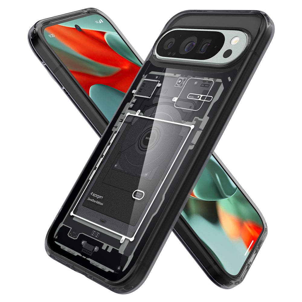 Capa para Google Pixel 9 Pro XL, Spigen, Ultra Hybrid Zero One, Preta ACS07722
