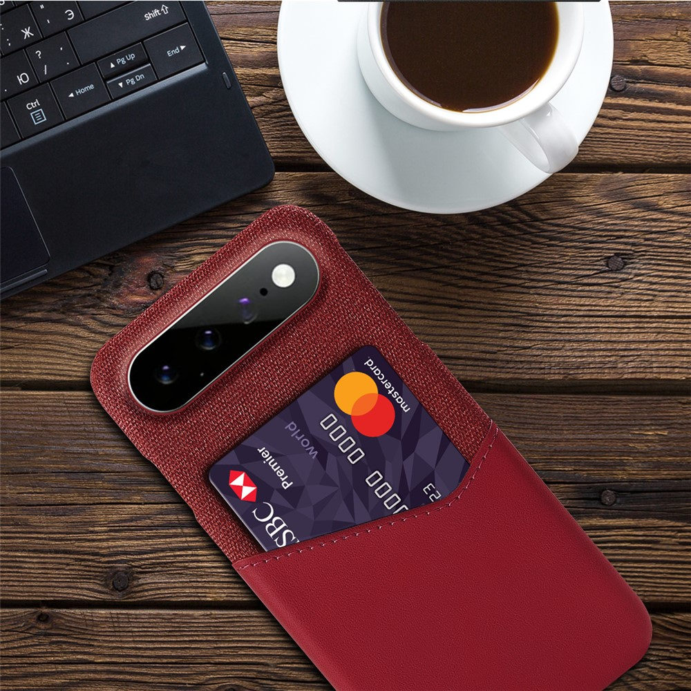 Case for Google Pixel 11 Pro XL, OEM, Card Holder, Red