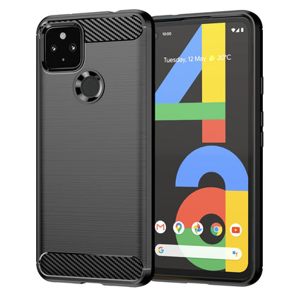 Capa para Google Pixel 4a 5G, Techsuit, Carbono, Preta