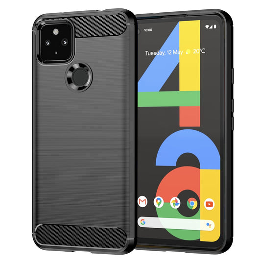 Capa para Google Pixel 4a 5G, Techsuit, Carbono, Preta