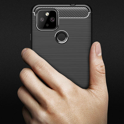 Capa para Google Pixel 4a 5G, Techsuit, Carbono, Preta