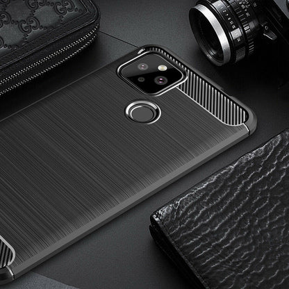 Capa para Google Pixel 4a 5G, Techsuit, Carbono, Preta