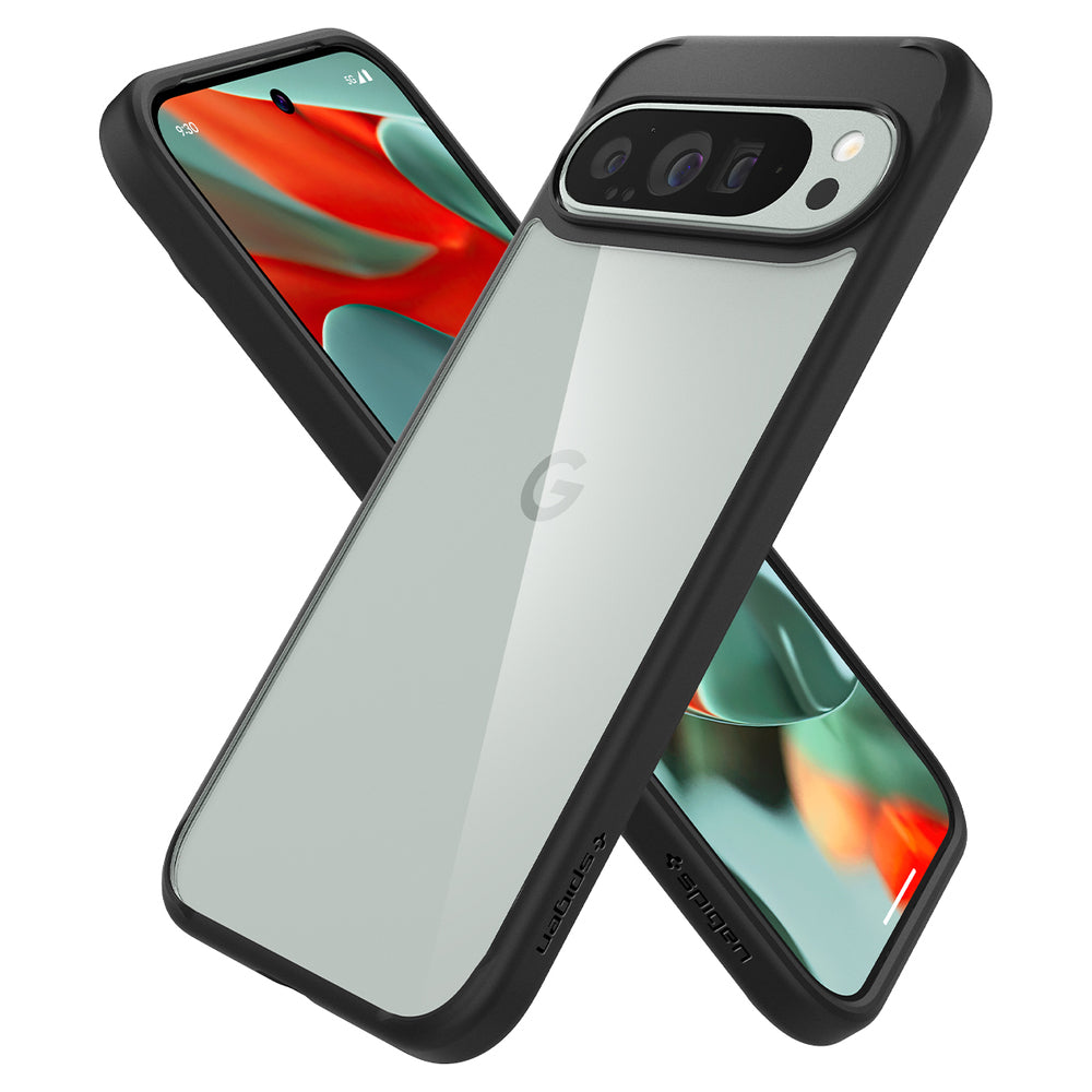 Capa para Google Pixel 9 Pro XL, Spigen, Ultra Hybrid, Preta Fosca ACS07724