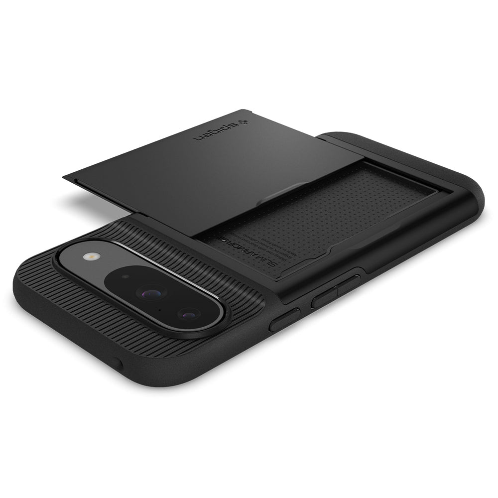 Capa para Google Pixel 9/9 Pro, Spigen, Slim Armor CS, Preto ACS07695 