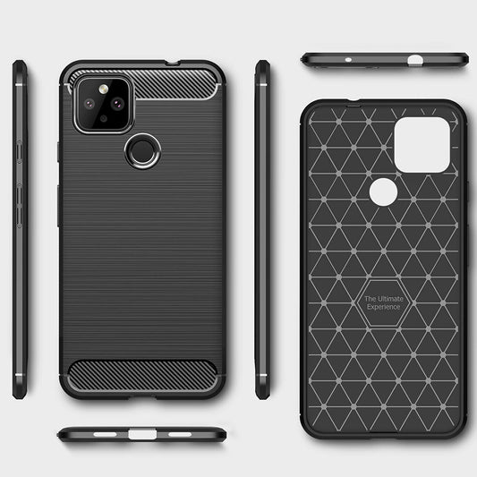 Capa para Google Pixel 5, Techsuit, Carbono, Preta