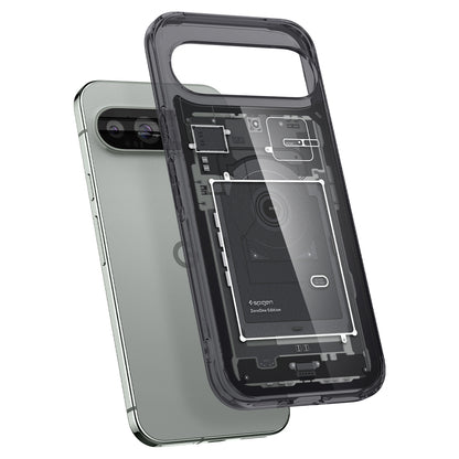 Capa para Google Pixel 9 Pro XL, Spigen, Ultra Hybrid Zero One, Preta ACS07722