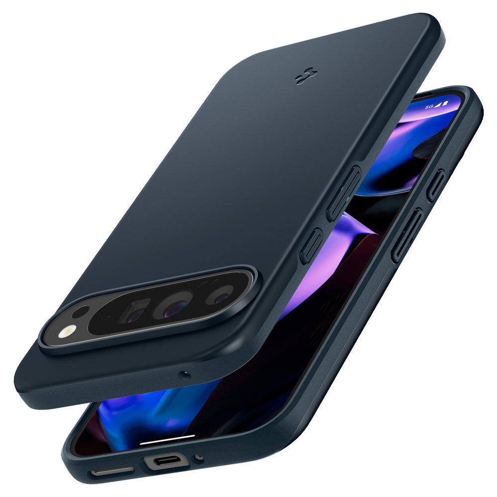 Capa para Google Pixel 9 Pro XL, Spigen, Thin Fit, Azul Marinho ACS07732