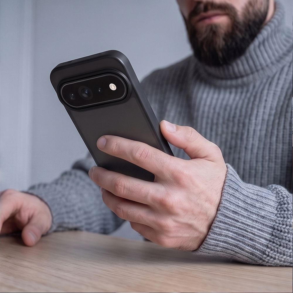 Capa para Google Pixel 11 Pro XL / 10 Pro XL / 9 Pro XL, Tech-Protect, Magmat, Preto Mate