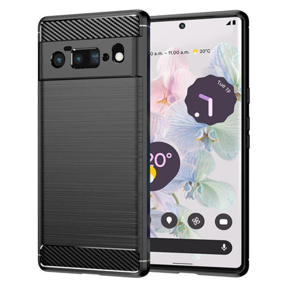 Capa para Google Pixel 6 Pro, Techsuit, Carbono, Preta