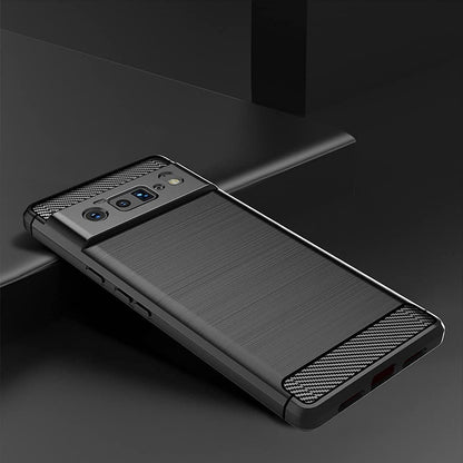 Capa para Google Pixel 6 Pro, Techsuit, Carbono, Preta
