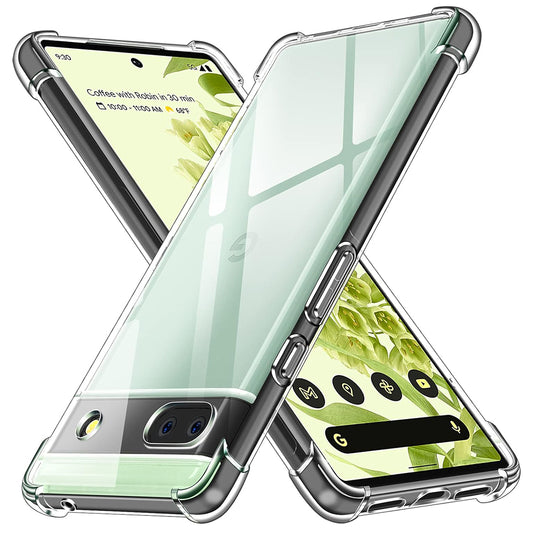 Capa para Google Pixel 6a, Techsuit, Shockproof Clear, Transparente