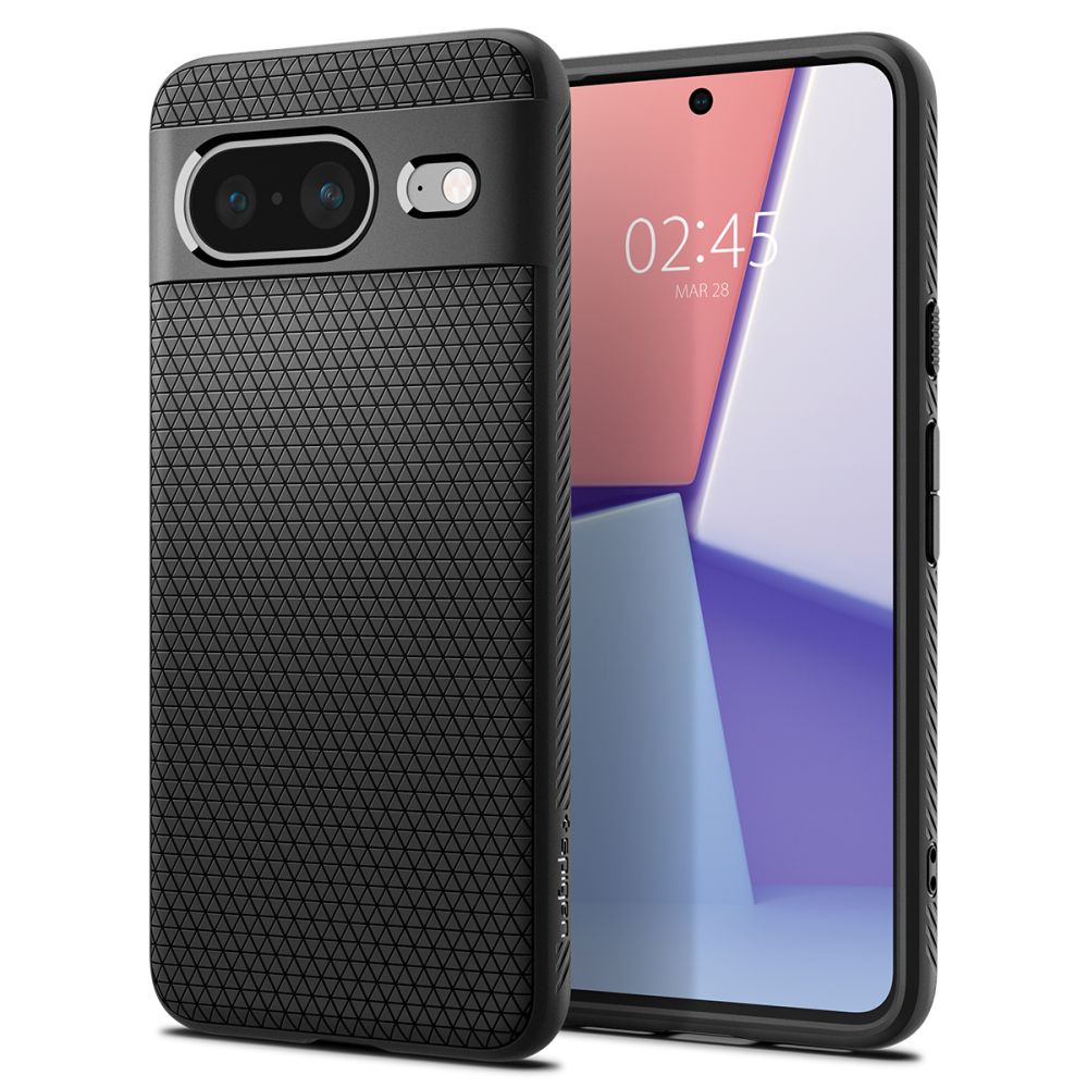 Capa para Google Pixel 8, Spigen, Liquid Air Matte, Preto ACS06274