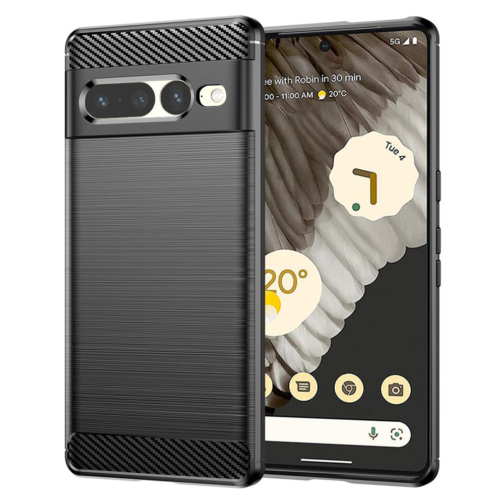 Capa para Google Pixel 7 Pro, Techsuit, Carbono, Preta