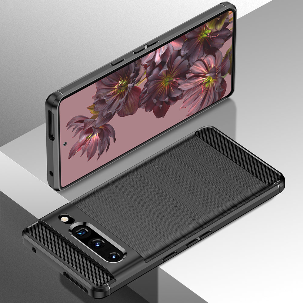 Capa para Google Pixel 7 Pro, Techsuit, Carbono, Preta