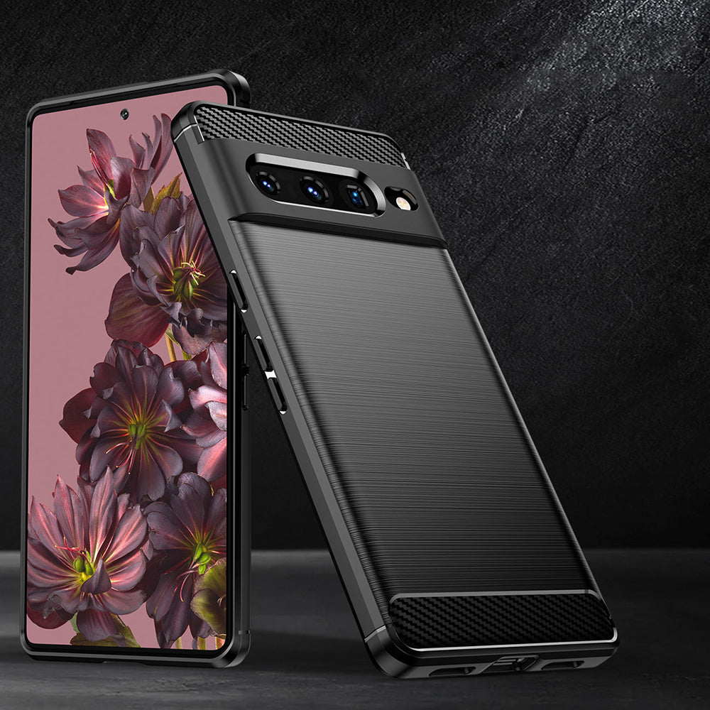 Capa para Google Pixel 7 Pro, Techsuit, Carbono, Preta