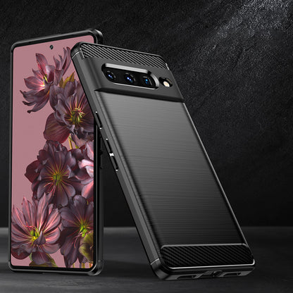 Capa para Google Pixel 7 Pro, Techsuit, Carbono, Preta