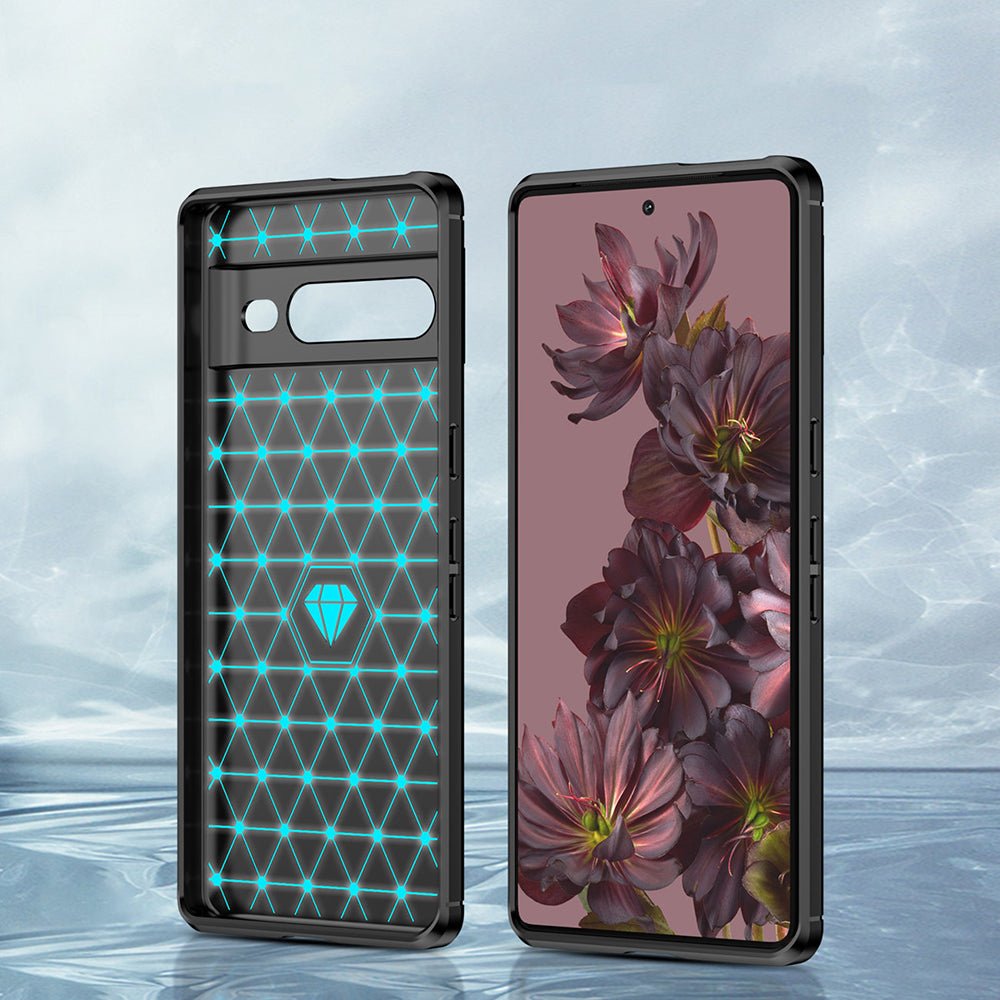 Capa para Google Pixel 7 Pro, Techsuit, Carbono, Preta