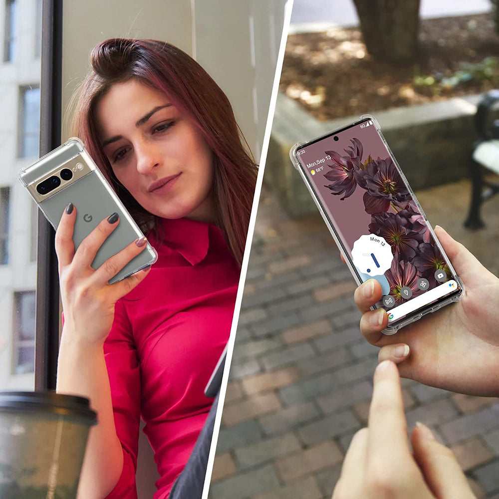 Capa para Google Pixel 7 Pro, Techsuit, Shockproof Clear, Transparente