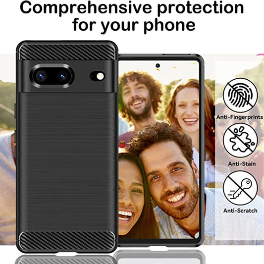 Capa para Google Pixel 7, Techsuit, Carbono, Preta