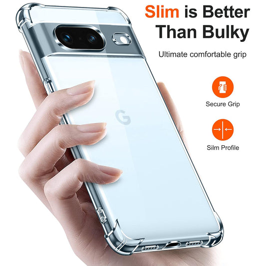 Capa para Google Pixel 7, Techsuit, Shockproof Clear, Transparente