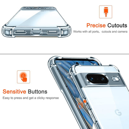 Capa para Google Pixel 7, Techsuit, Shockproof Clear, Transparente