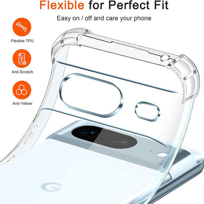 Capa para Google Pixel 7, Techsuit, Shockproof Clear, Transparente