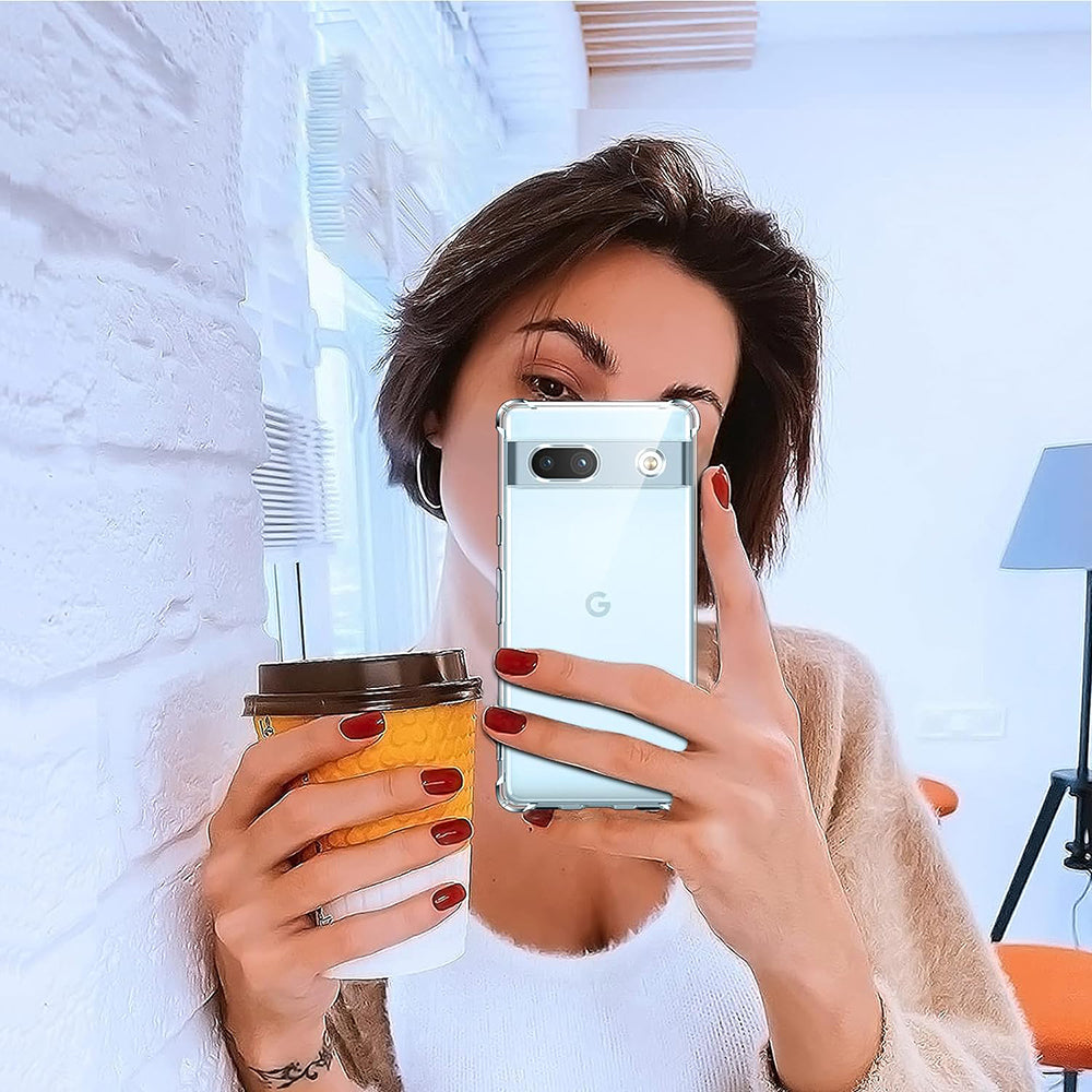 Capa para Google Pixel 7a, Techsuit, Shockproof Clear, Transparente