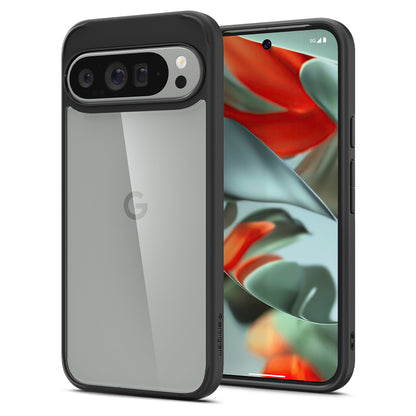 Capa para Google Pixel 9 Pro XL, Spigen, Ultra Hybrid, Preta Fosca ACS07724