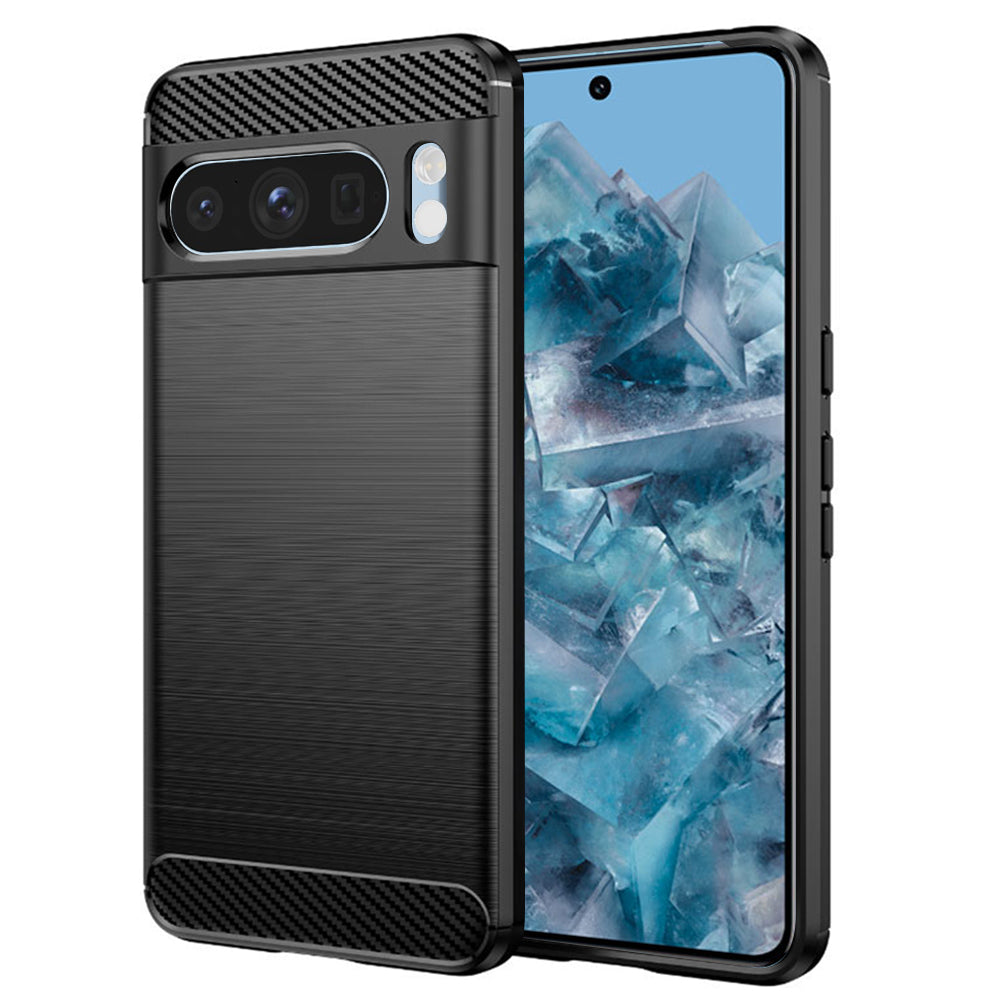 Capa para Google Pixel 8 Pro, Techsuit, Carbono, Preta