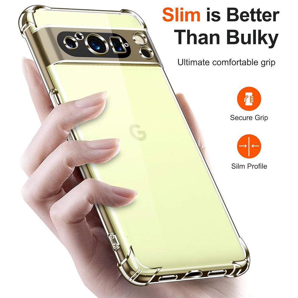 Capa para Google Pixel 8 Pro, Techsuit, Shockproof Clear, Transparente