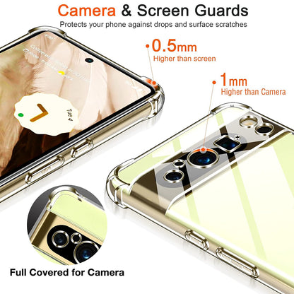 Capa para Google Pixel 8 Pro, Techsuit, Shockproof Clear, Transparente