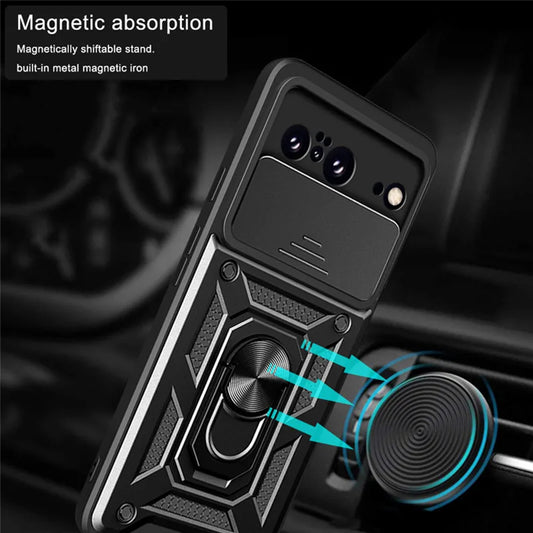 Capa para Google Pixel 8, Techsuit, CamShield, Preta