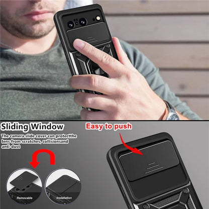 Capa para Google Pixel 8, Techsuit, CamShield, Preta