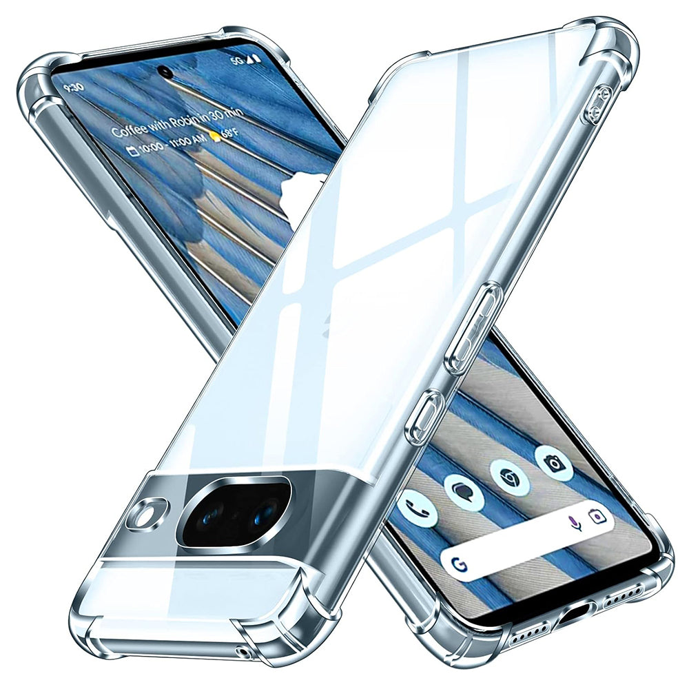 Capa para Google Pixel 8a, Techsuit, Shockproof Clear, Transparente