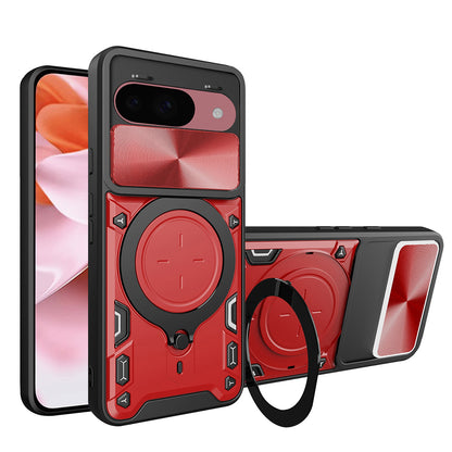 Capa para Google Pixel 9 / 9 Pro, Techsuit, CamGuard Pro, Vermelha