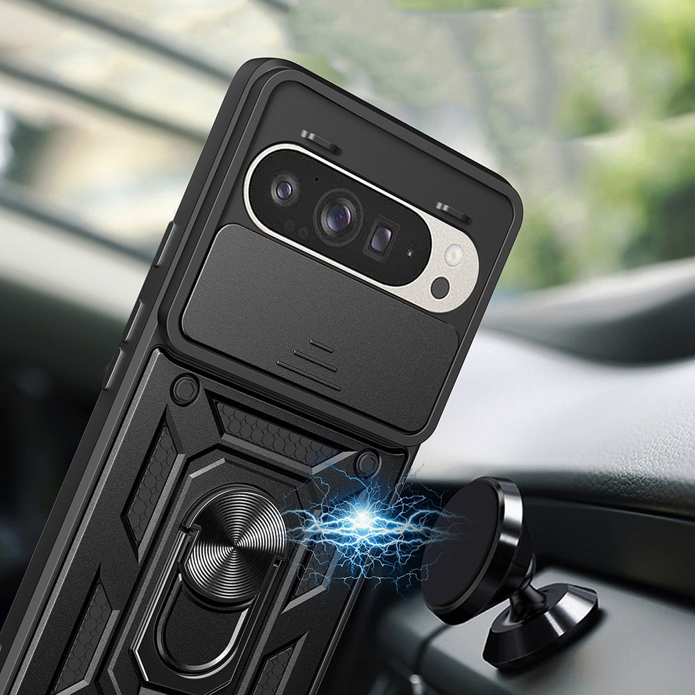 Capa para Google Pixel 9 / 9 Pro, Techsuit, CamShield, Preta
