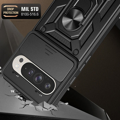 Capa para Google Pixel 9 / 9 Pro, Techsuit, CamShield, Preta