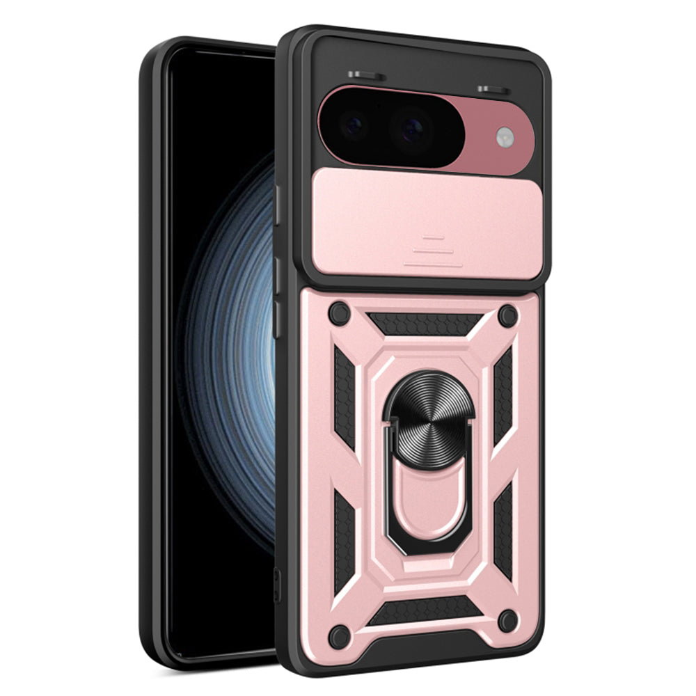 Capa para Google Pixel 9 / 9 Pro, Techsuit, CamShield, Rosa