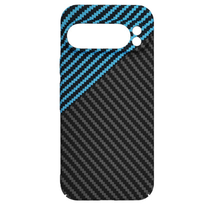 Capa para Google Pixel 9 Pro, Techsuit, Carbonite FiberShell, Preto Azul