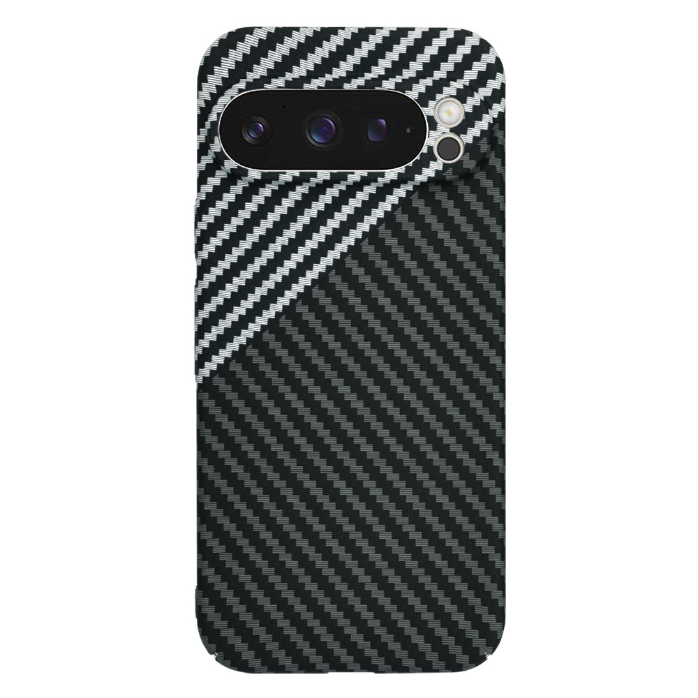 Capa para Google Pixel 9 Pro, Techsuit, Carbonite FiberShell, Preto Cinzento