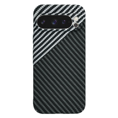Capa para Google Pixel 9 Pro, Techsuit, Carbonite FiberShell, Preto Cinzento