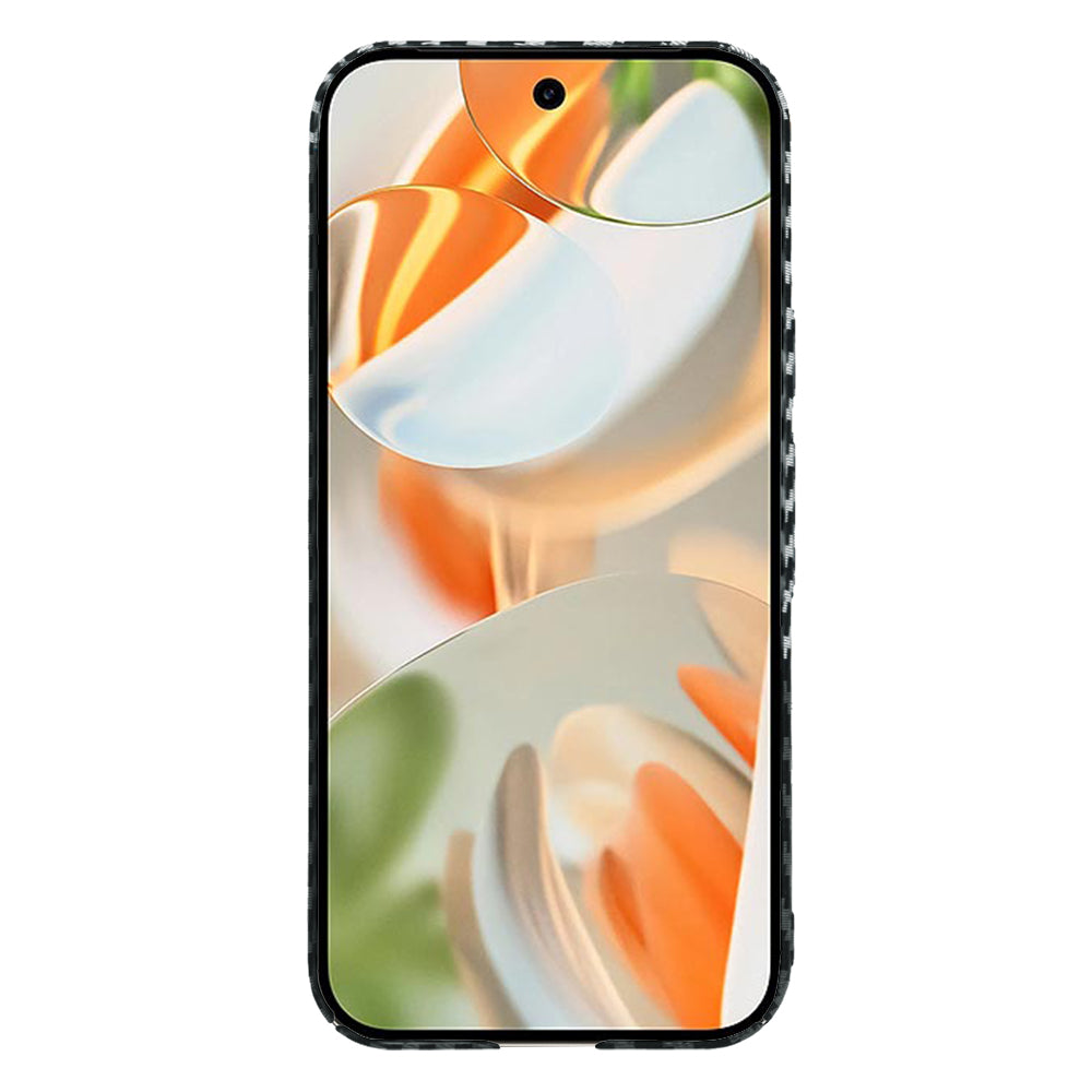 Capa para Google Pixel 9 Pro, Techsuit, Carbonite FiberShell, Preto Cinzento