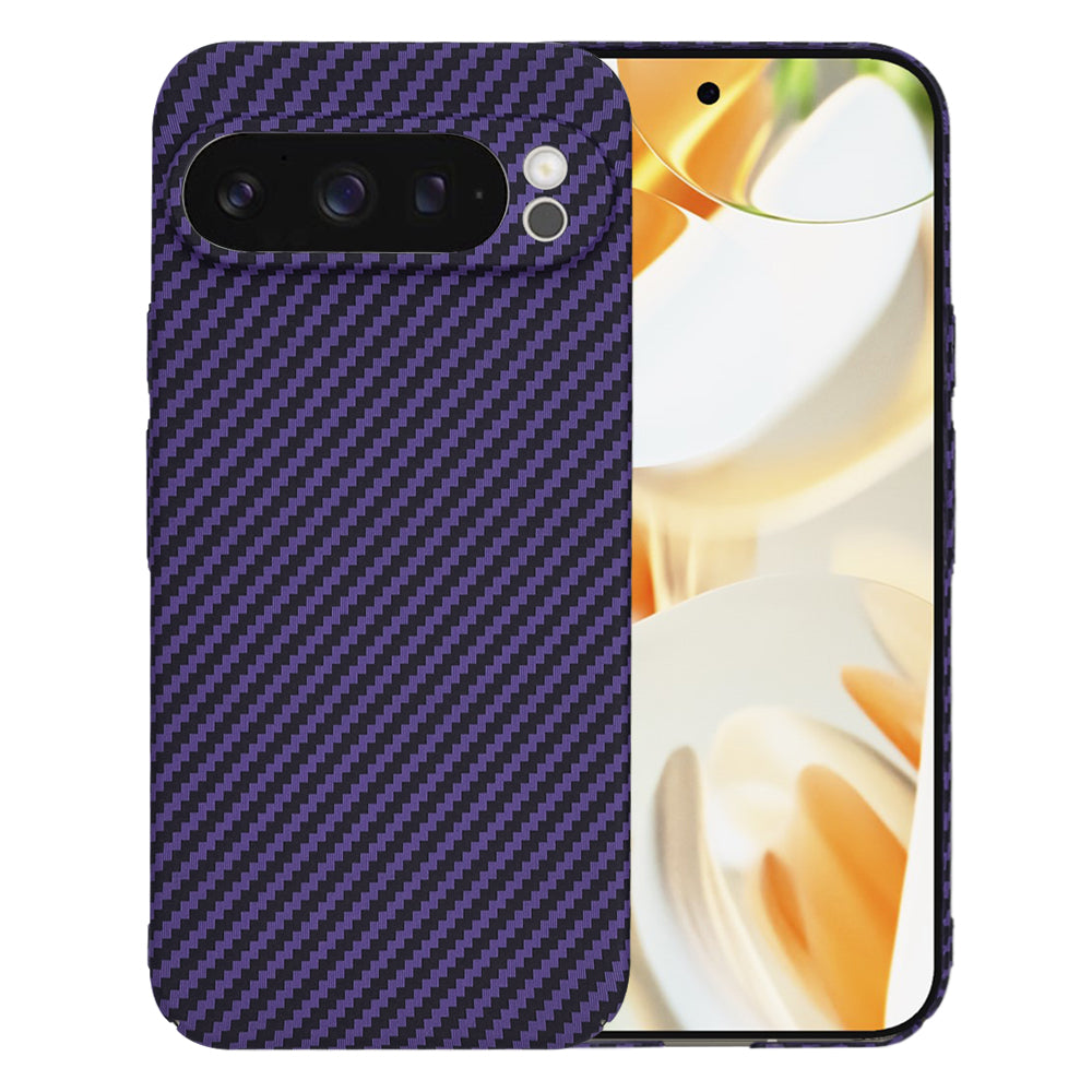 Capa para Google Pixel 9 Pro, Techsuit, Carbonite FiberShell, Roxo