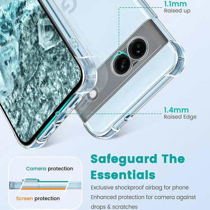 Capa para Google Pixel 9 Pro, Techsuit, Shockproof Clear, Transparente