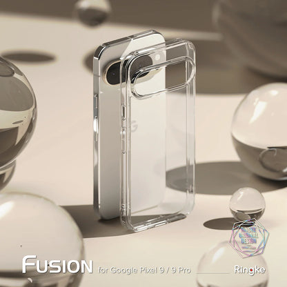 Capa para Google Pixel 9 Pro XL, Ringke, Fusion, Transparente
