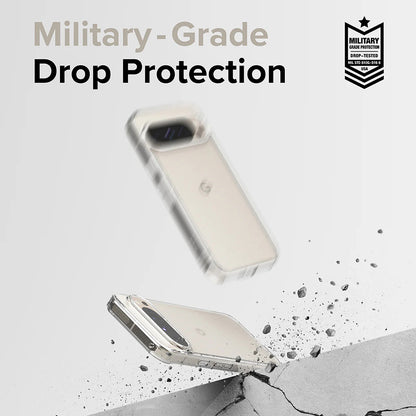 Capa para Google Pixel 9 Pro XL, Ringke, Fusion, Transparente Fosca