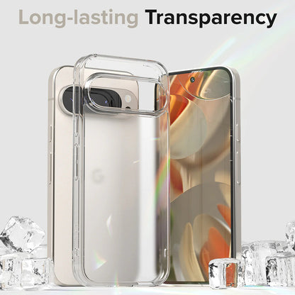 Capa para Google Pixel 9 Pro XL, Ringke, Fusion, Transparente Fosca