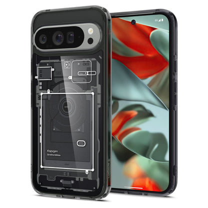 Capa para Google Pixel 9 Pro XL, Spigen, Ultra Hybrid Zero One, Preta ACS07722